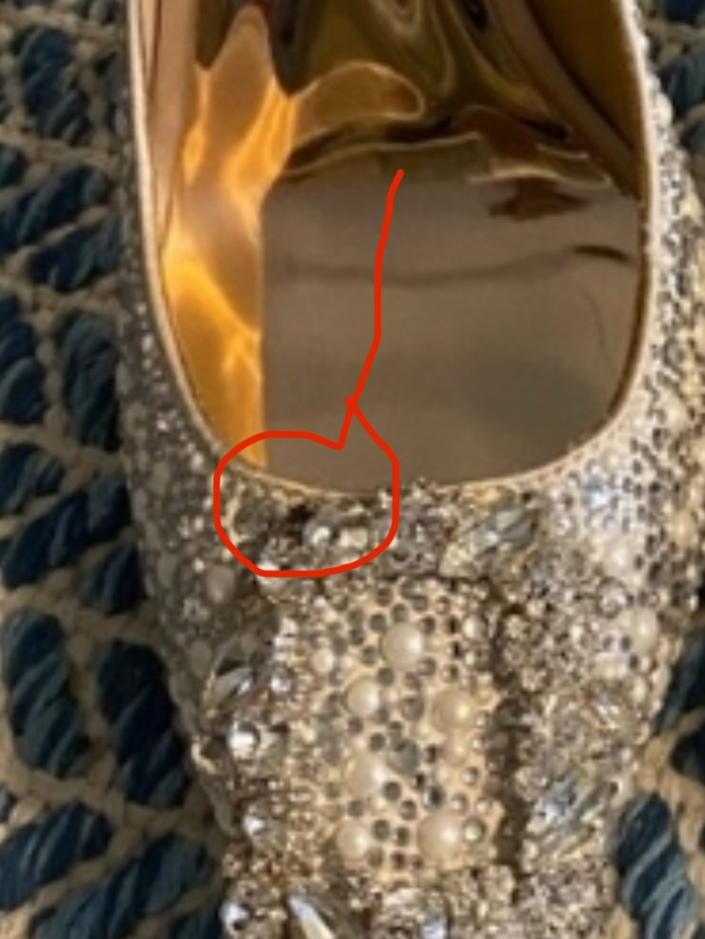 BADGLEY MISCHKA CHER II Crystal Wedding Shoes - Picture 15 of 15